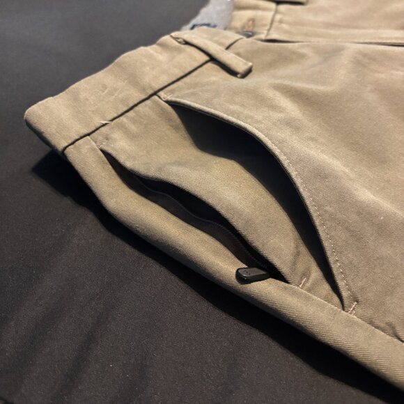 Dockers Pants 28x28 Slim Fit Workday Khaki Smart 360 Flex Dark Pebble/Brown - Picture 7 of 13